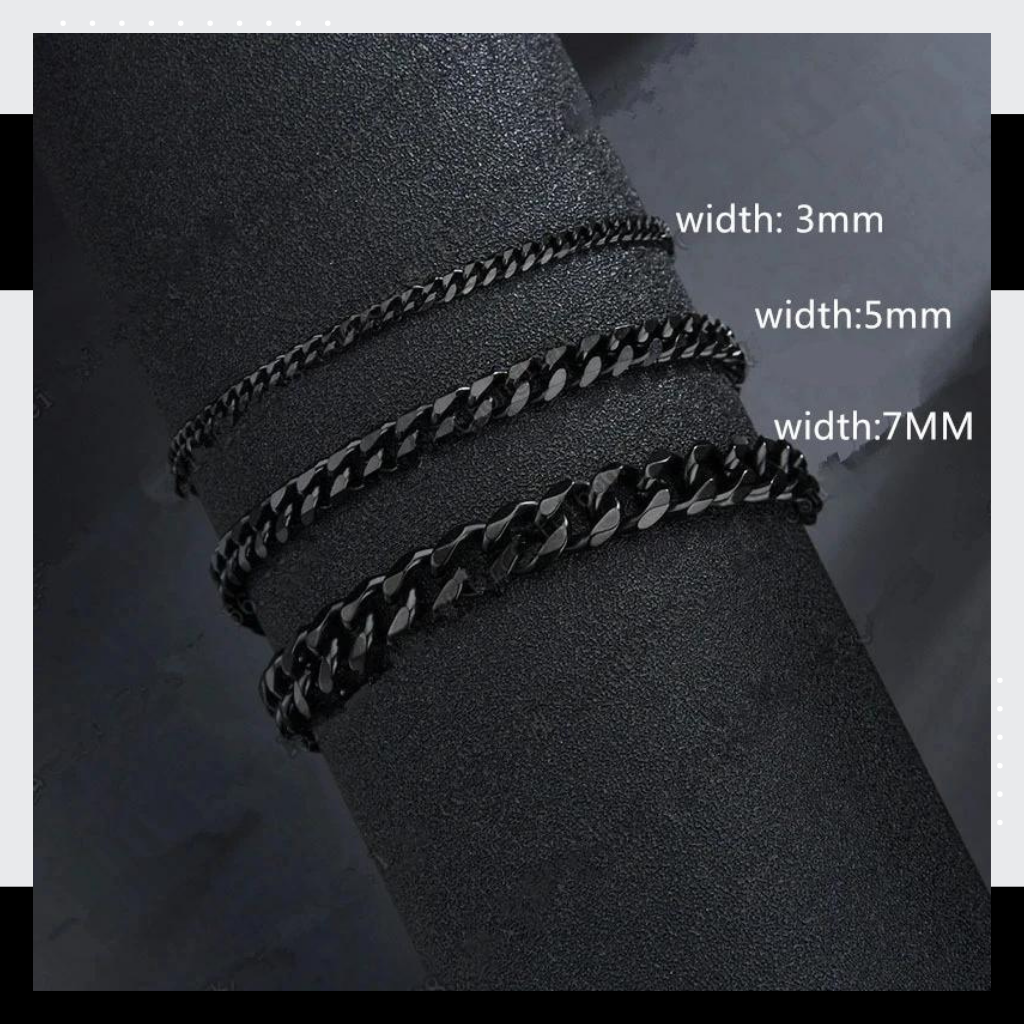 Clark Hiphop Roestvrijstalen Cubaanse Unisex Kettingarmband