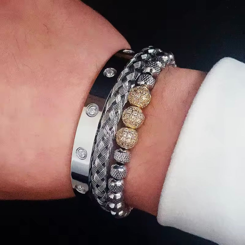 Royal Sparkle® 3-delig Set Luxe 8Mm