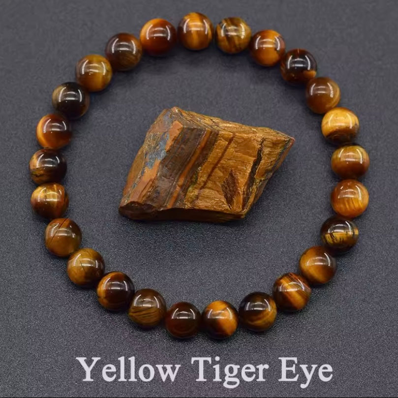 TigerLu™ Tijgeroog Kralen Armband