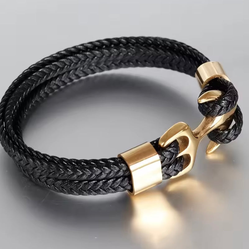 Romy Stoere meerlaagse lederen armband!