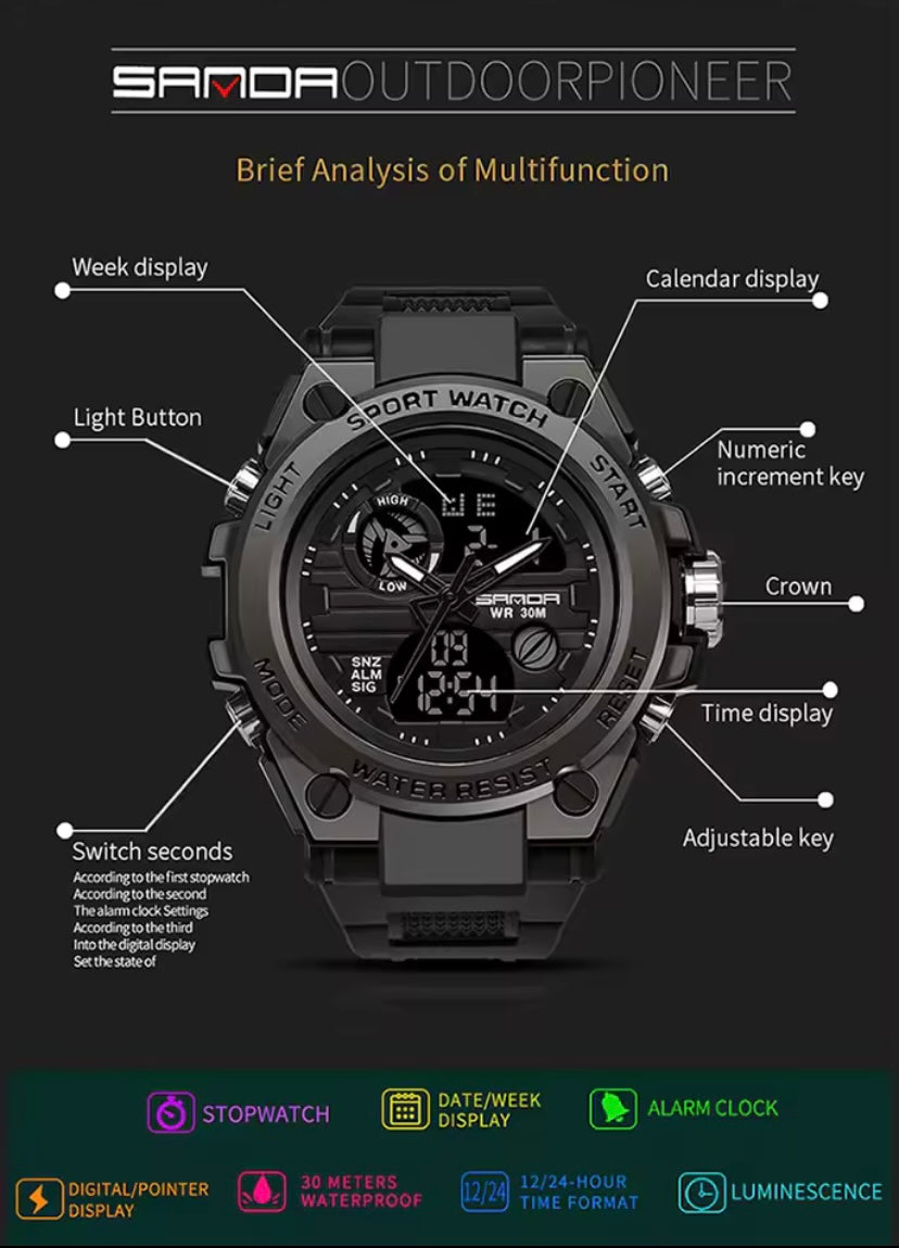 SANDA G-Stijl Horloge