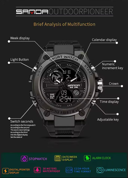 SANDA G-Stijl Horloge