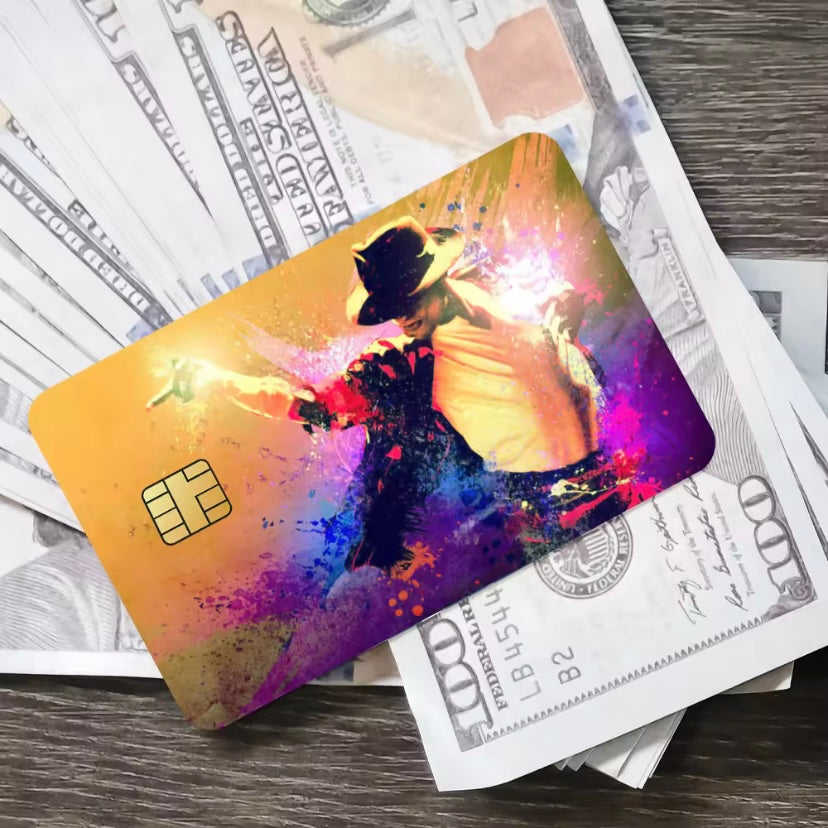 Premium Skin Cover Sticker voor MJ Creditcard