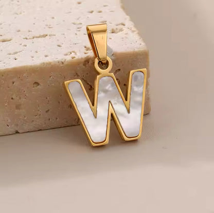 14K Goud Pvd Plated Diy 10Mm Letter Alfabet Initiële