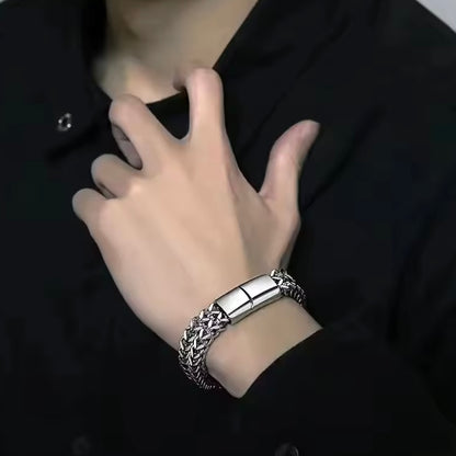 Kielor™ Dubbel Gevlochten RVS Armband