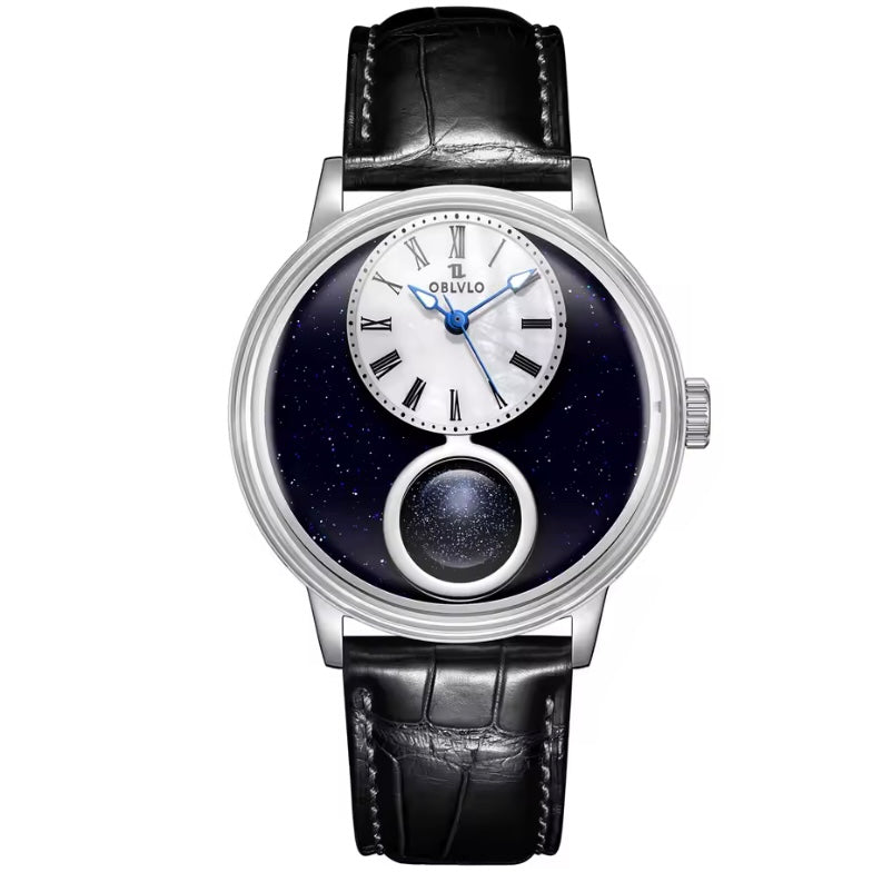 OBLVLO SCM-STARS Horloge – Starry Sky Design & 24-Uurs Display | Luxe & Uniek