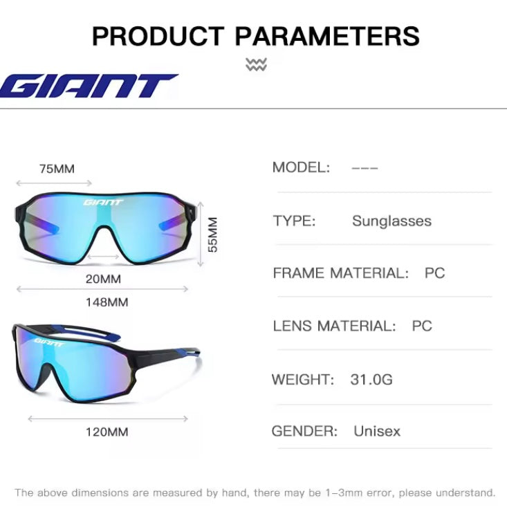 GIANT Bestseller Fietsbril – UV400, Anti-Fog, REVO Lenzen, HD Duidelijkheid | CE/ANSI Gecertificeerd | Cateye Ontwerp voor MTB & Racefiets 😎