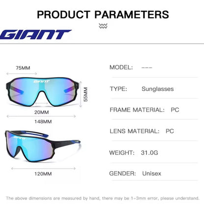 GIANT Bestseller Fietsbril – UV400, Anti-Fog, REVO Lenzen, HD Duidelijkheid | CE/ANSI Gecertificeerd | Cateye Ontwerp voor MTB & Racefiets 😎