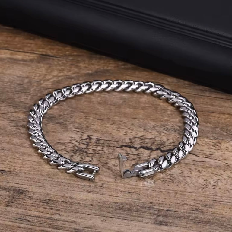 Stijlvolle Schakelarmband – RVS Sieraad voor Elke Pols