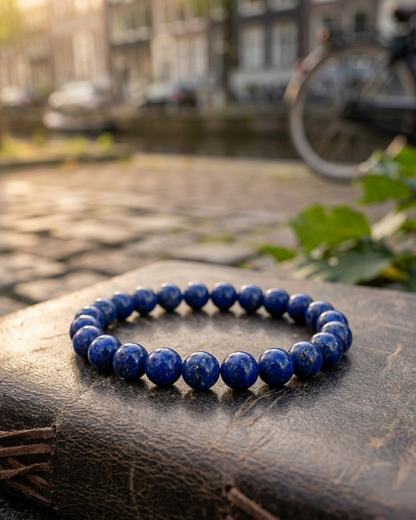 Lapis Lazuli 'Wijsheid' Armband