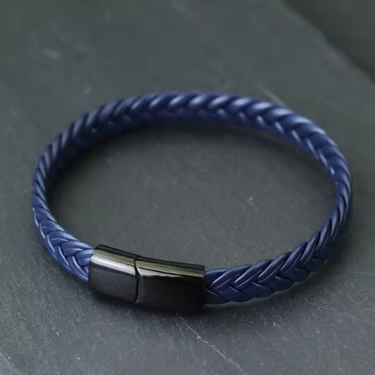 Vandro™ Gevlochten Leren Armband voor Mannen – Bijoux Homme Stijl