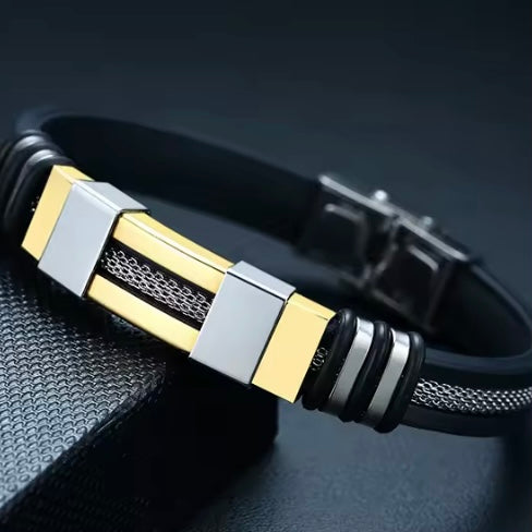 Seraphina Aeonia Chain S7 Unisex Armband - Silicone Mesh | tijdelijk 20 %