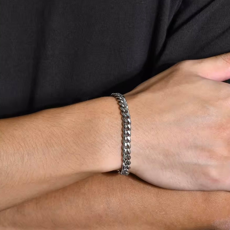 Stijlvolle Schakelarmband – RVS Sieraad voor Elke Pols