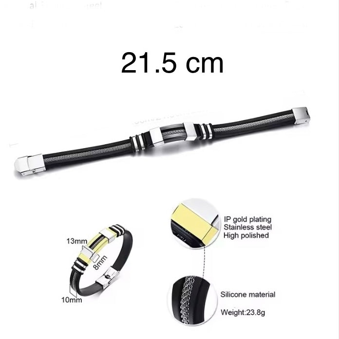 Seraphina Aeonia Chain S7 Unisex Armband - Silicone Mesh | tijdelijk 20 %