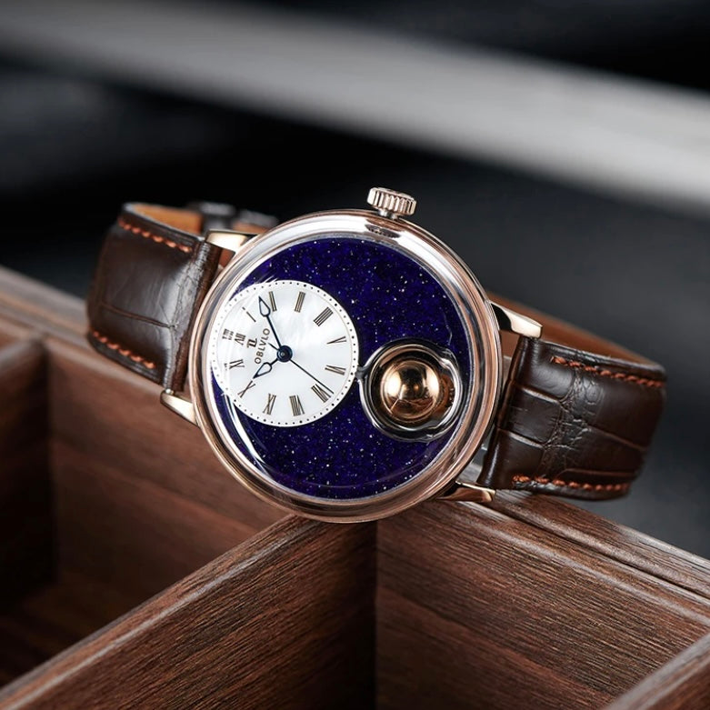 OBLVLO SCM-STARS Horloge – Starry Sky Design & 24-Uurs Display | Luxe & Uniek