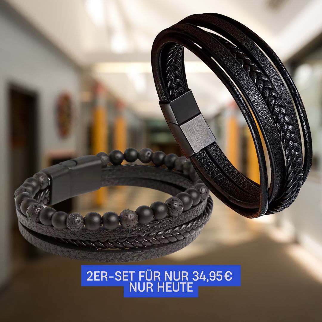 Klassieke herenarmband - 📏 Nu beschikbaar in 21 cm