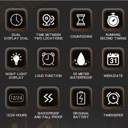 SANDA Horloge Multifunctioneel