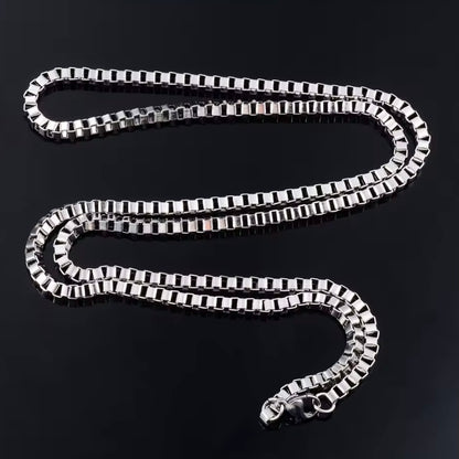 Vierkante Box Chain RVS