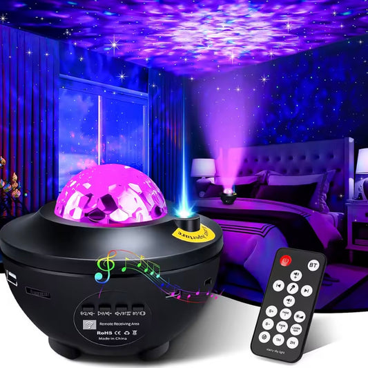 Galaxy Sterrenprojector met Muziek & Bluetooth