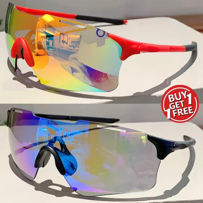 2-delige Set Randloze Designer Zonnebrillen voor Dames & Heren – UV400 Coating, Ideaal voor Fietsen, Wandelen & Outdoor Rijden