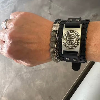 Keltische Viking kompas armband