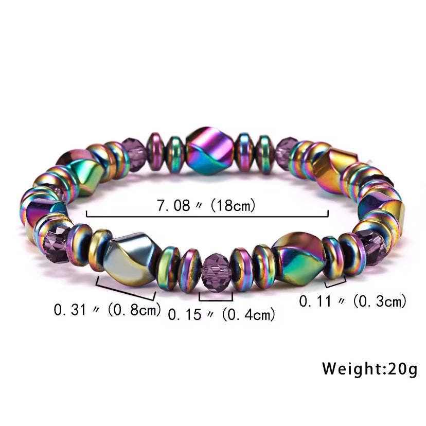 🌿 Magnetische Energiearmband – Stijlvol, Balancerend & Verzorgend! 🌿