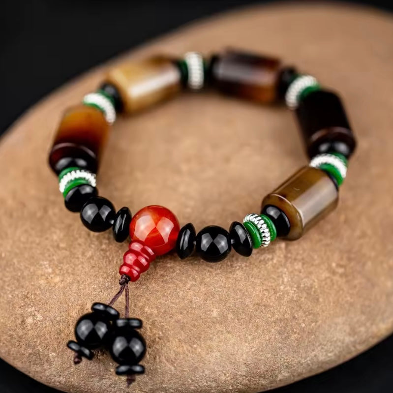 Brothers® 15mm Agaat Edelsteen Armband