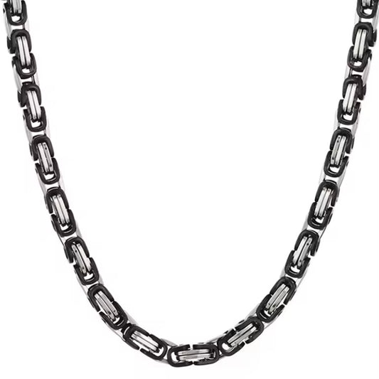 Zware Byzantijnse Lange Ketting – RVS Herenketting