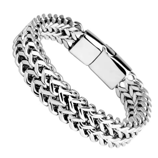 Kielor™ Dubbel Gevlochten RVS Armband