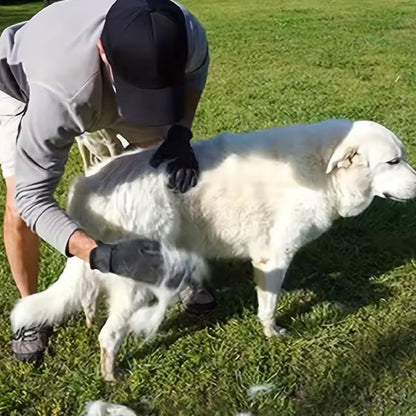 Verzorgingshandschoen voor Katten, Honden & Paarden – Combineert Vachtverzorging met Massagecomfort