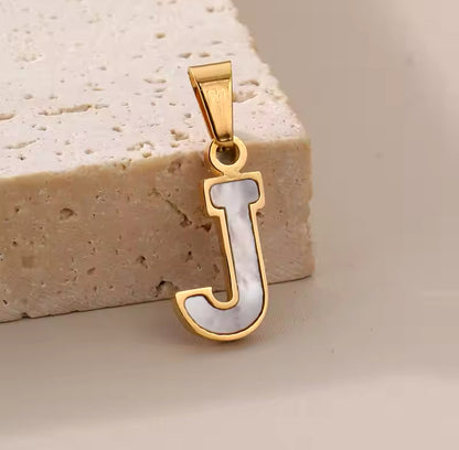 14K Goud Pvd Plated Diy 10Mm Letter Alfabet Initiële