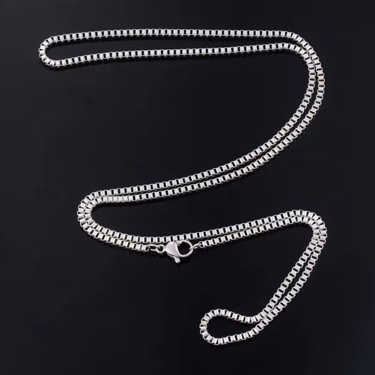 Vierkante Box Chain RVS