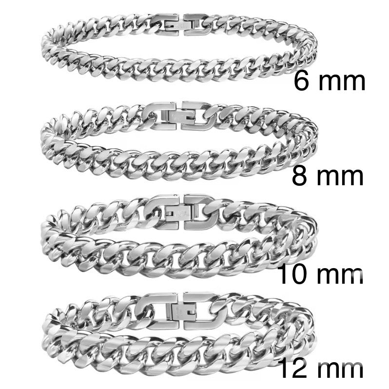 Stijlvolle Schakelarmband – RVS Sieraad voor Elke Pols