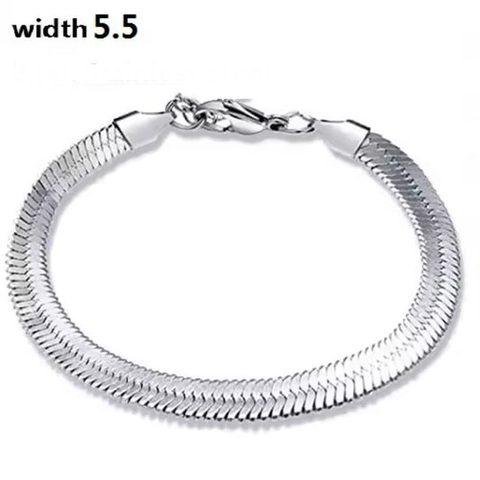 Massieve 316L RVS Cubaanse Kabel Ketting en Armband - Niet-Verkleurende Sieraden van Hoge Kwaliteit