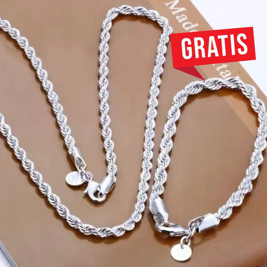 Touw Ketting 925 sterling