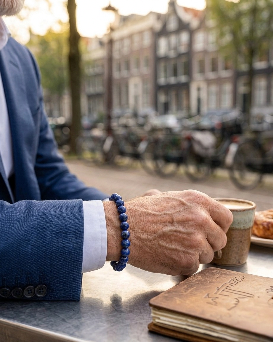 Lapis Lazuli 'Wijsheid' Armband