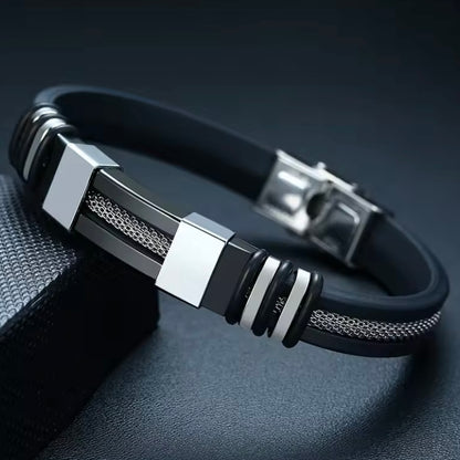 Seraphina Aeonia Chain S7 Unisex Armband - Silicone Mesh | tijdelijk 20 %