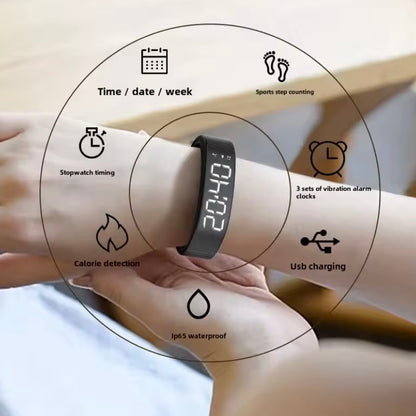 Multifunctional T5 Smart Bracelet – 24H Fitness Tracker