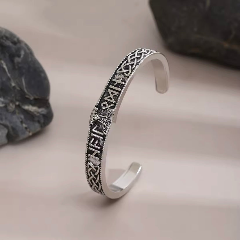 Viking Retro Keltische Rune Hammer Open Armband