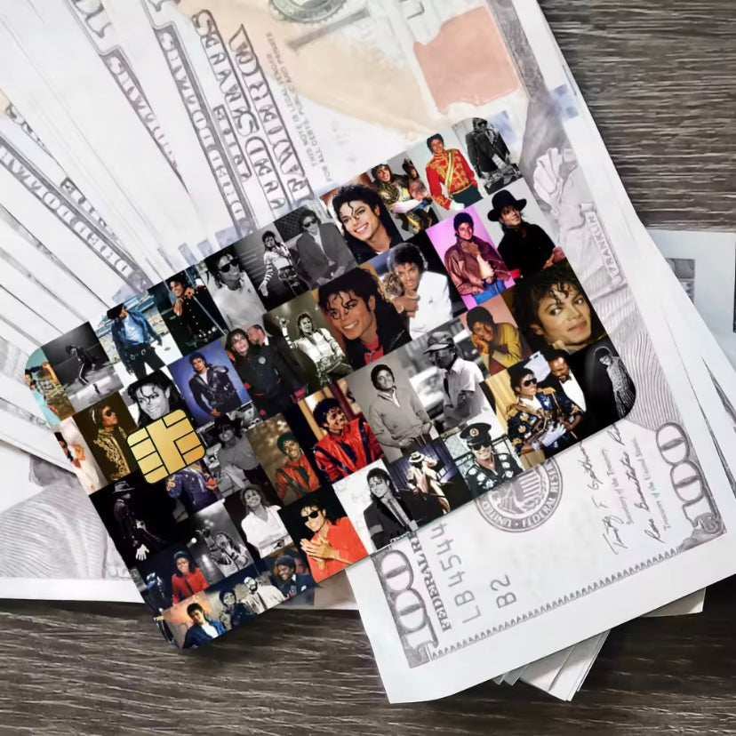 Premium Skin Cover Sticker voor MJ Creditcard