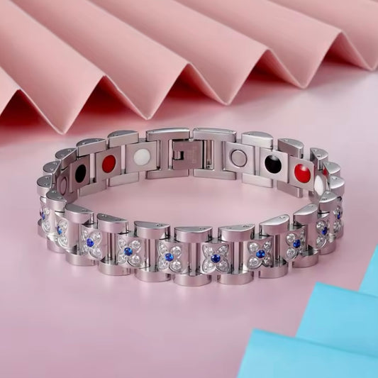 Luxe Kristal Strass Armband voor Dames - Magnetische