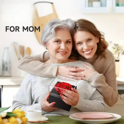 Eeuwige Roos Hart Ketting | Mom I Love You