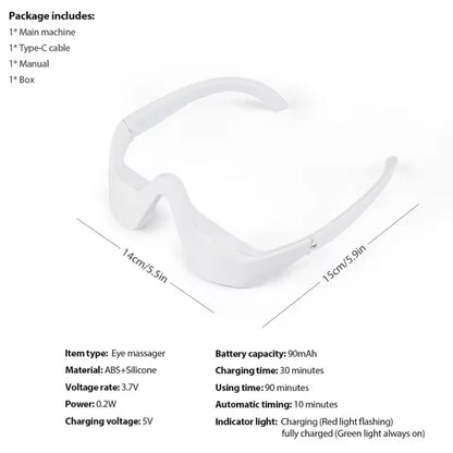 VisionEase™ 3D Oogmassage‑Bril