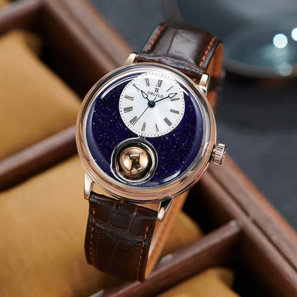 OBLVLO SCM-STARS Horloge – Starry Sky Design & 24-Uurs Display | Luxe & Uniek