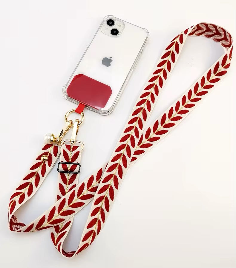 SaveThy™: Mobiele Telefoon Lanyard met Lange Crossbody Riem 60cm