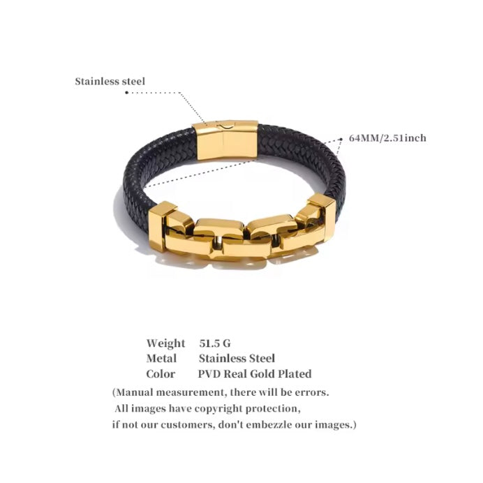 Luxe 18K PVD Vergulde Armband