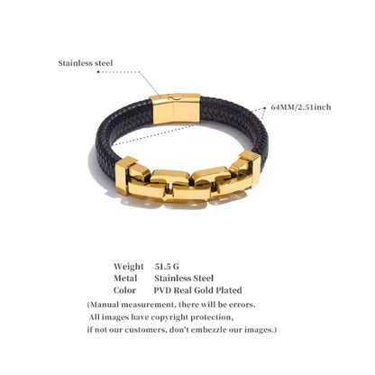Luxe 18K PVD Vergulde Armband