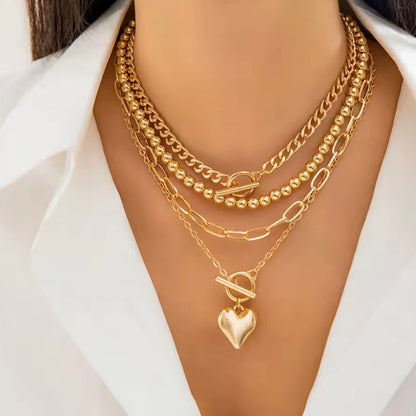 🛍️ 🛍️ Exclusieve 7-delige Dames Sieradenset – Kettingen, Armband & Gratis Oorbellen