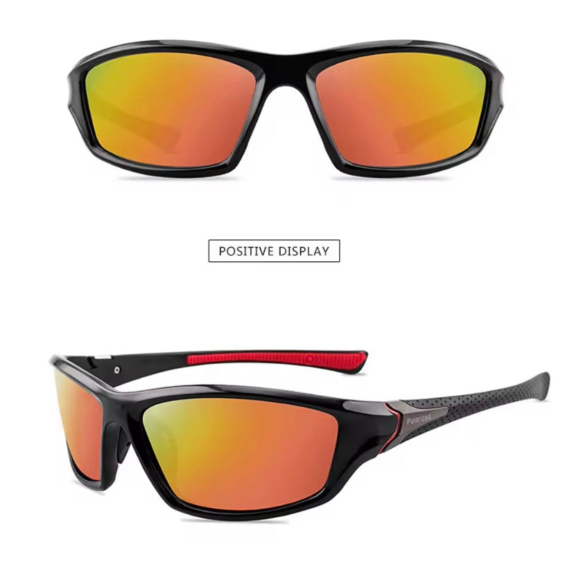 100% uv400 gepolariseerde rijzonnebril voor mannen