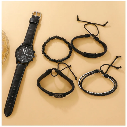 EleganceLux™ - Montre avec bracelets - 5 pièces